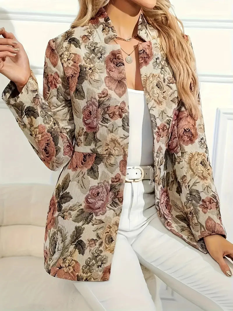 Chaqueta Florales Retro Mujer - Vestiria