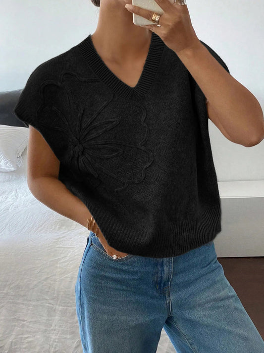 Top Mujer Elegante Manga Corta - Vestiria