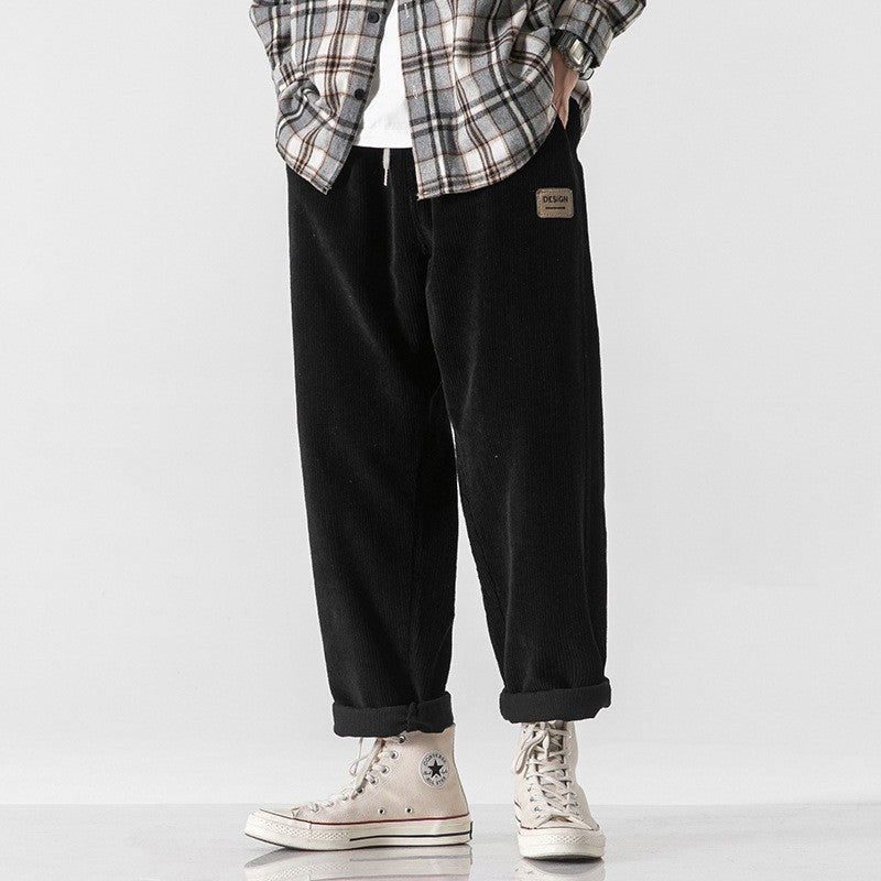 Pantalones Hombre Pana Suave y Cálido