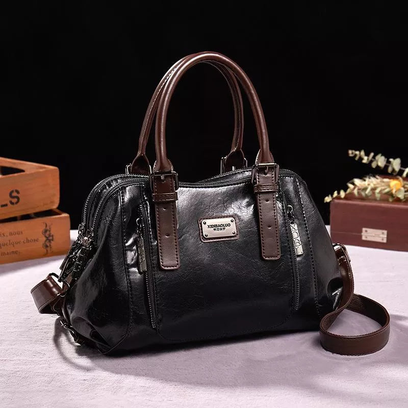 Bolso Bandolera Cuero Auténtico