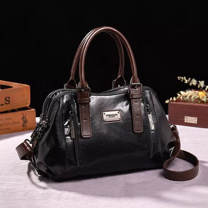 Bolso Bandolera Cuero Auténtico