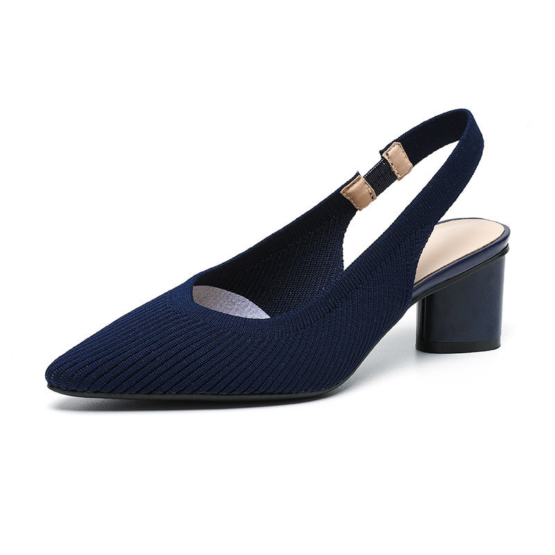 Zapatos de Tacón Alto con Tira Trasera Elegantes