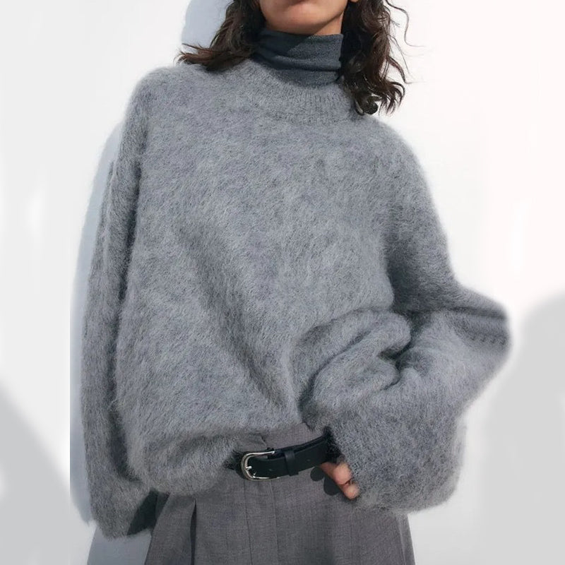 Sudadera Mujer Punto Suave Cálido
