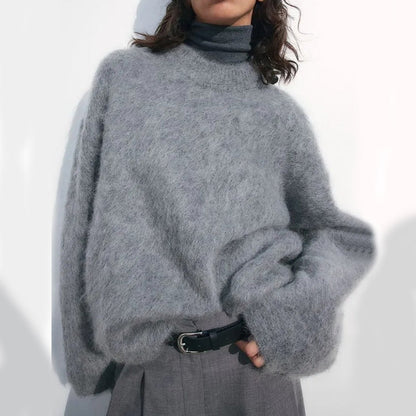 Sudadera Mujer Punto Suave Cálido
