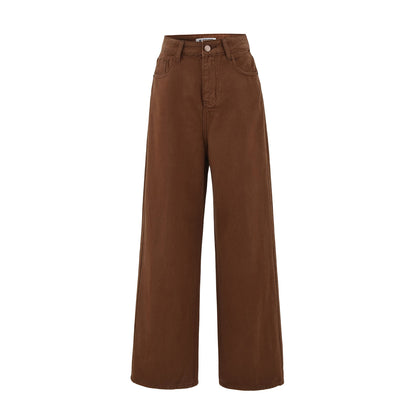 Pantalones Mujer Cintura Alta Anchos