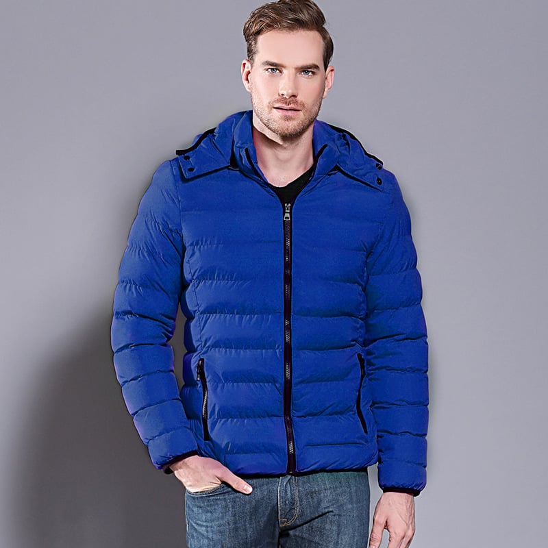 Chaqueta Hombre Acolchada Abultada Cálida