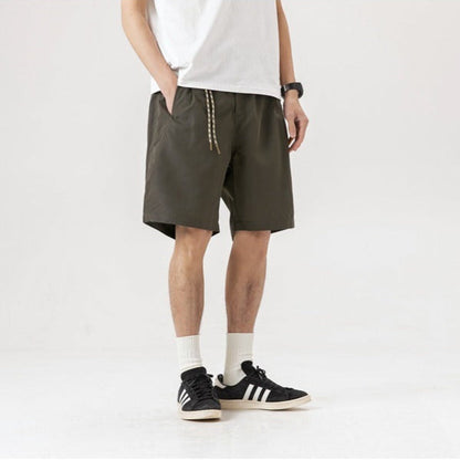 Pantalones cortos hombre elegantes rectos casual