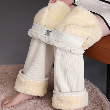 Pantalones Mujer Otoño Invierno Rectos Cálidos