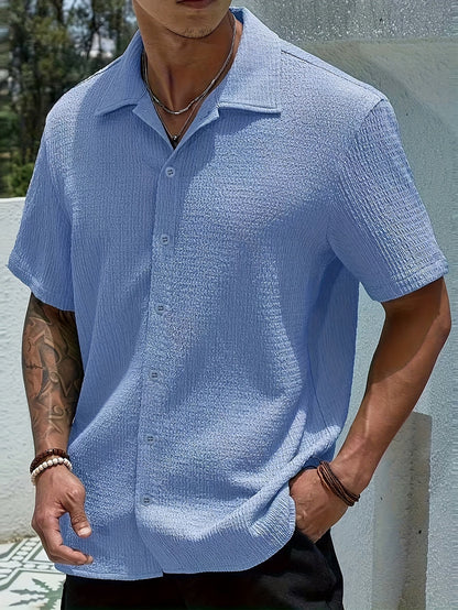 Camisa Verano Manga Corta Relajada