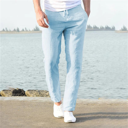 Pantalón recto ligero y cómodo