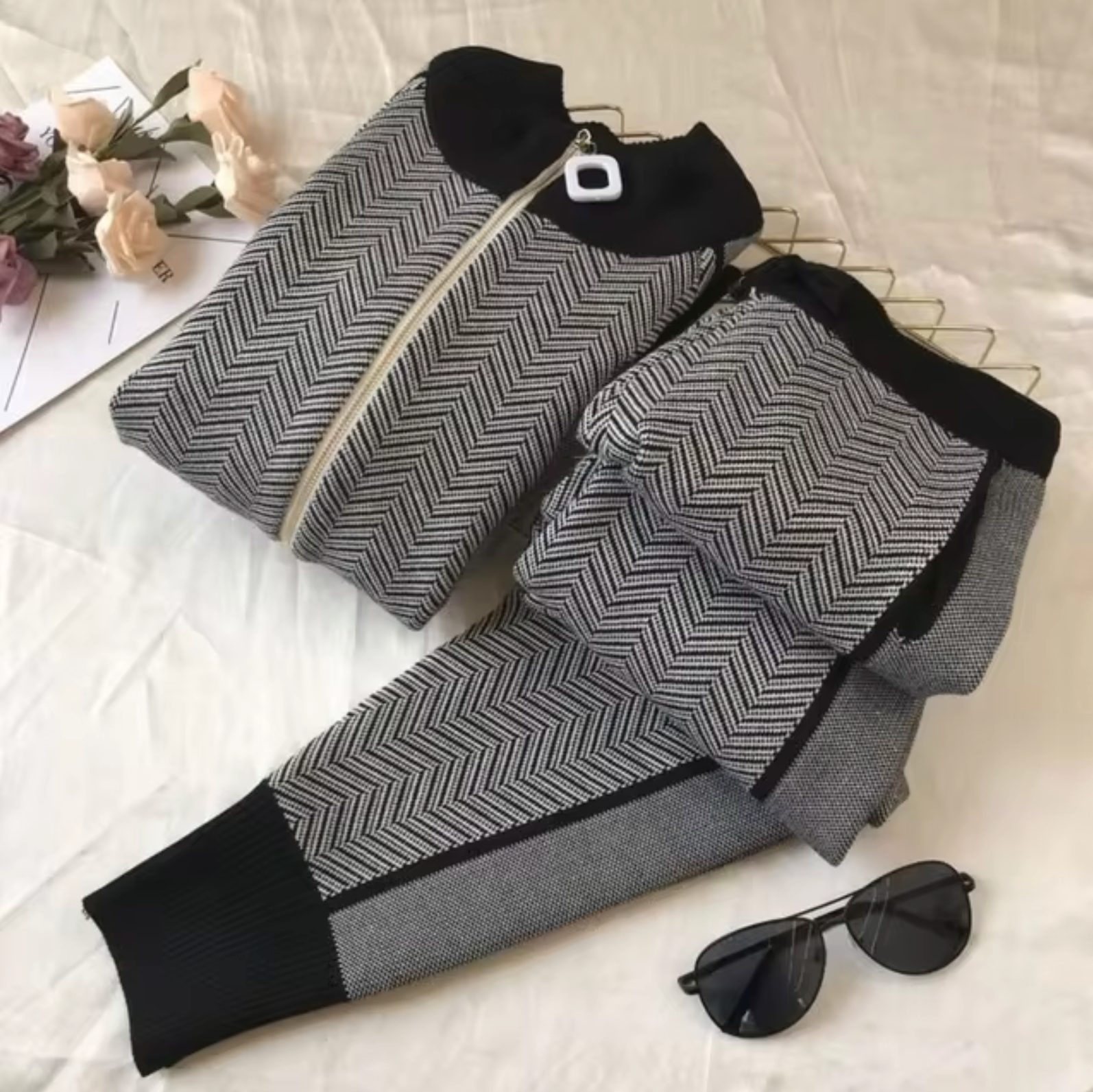 Conjunto Cárdigan y Pantalón Mujer Elegante - Vestiria