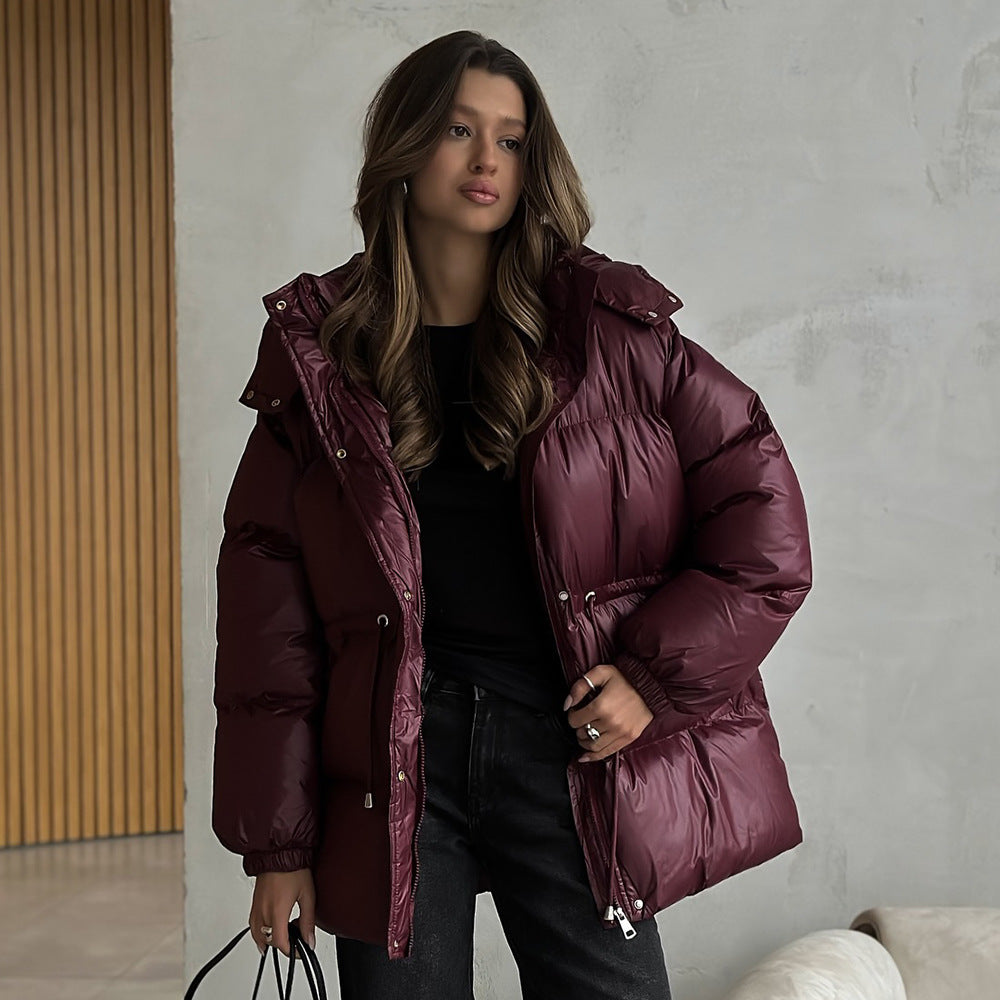 Chaquetón Acolchado Mujer Capucha Ajustable