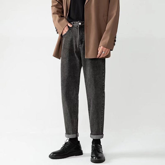 Pantalones vaqueros ajustados cintura alta para hombre - Vestiria