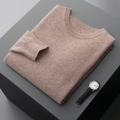 Jersey Hombre Clásico Cuello Redondo Suave