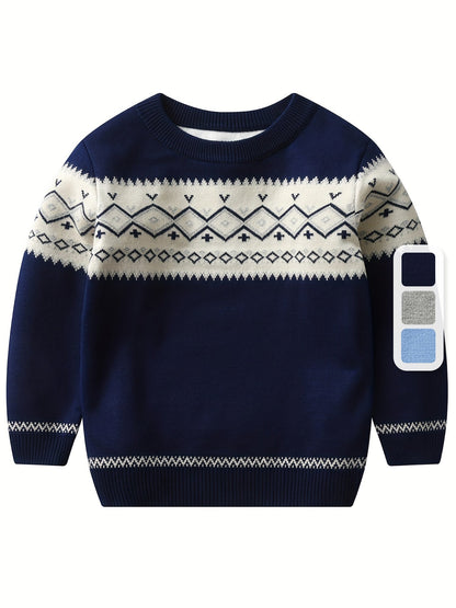 Sudadera Niño Colorida Cuello Redondo - Vestiria