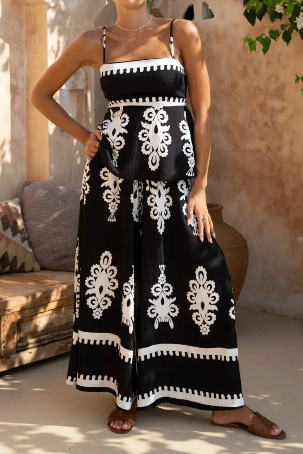 Conjunto femenino verano estampado - Vestiria