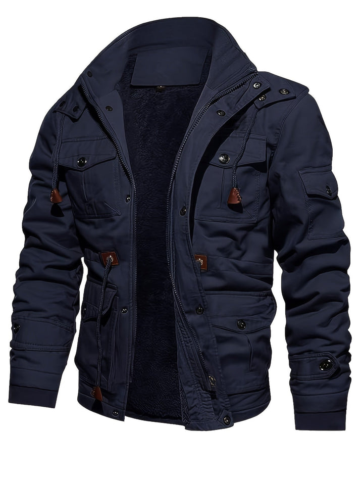 Chaqueta Hombre Táctica Forro Polar Impermeable