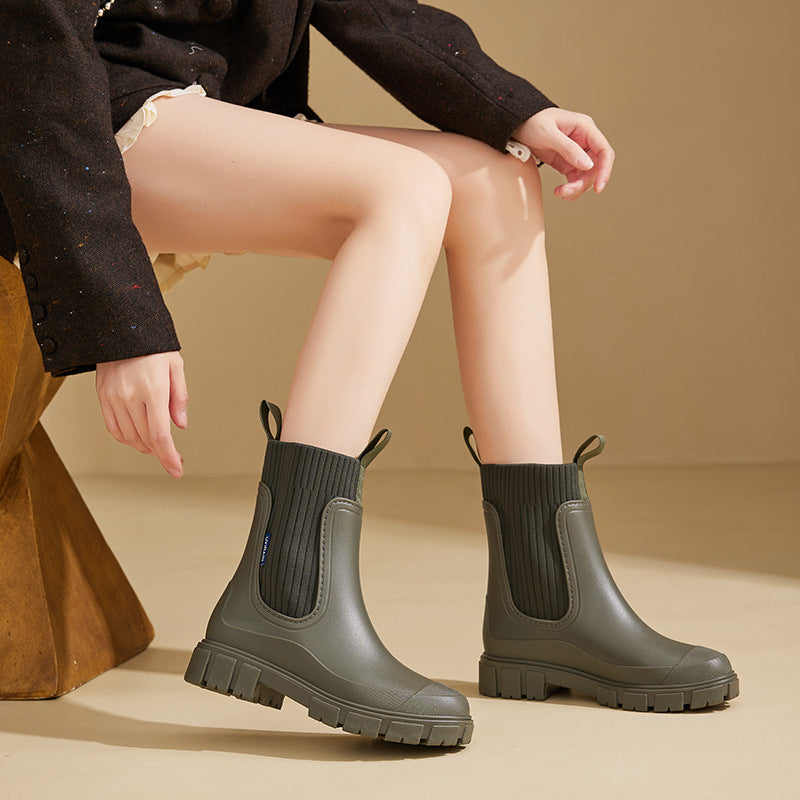 Botas Lluvia Mujer Altas Impermeables - Vestiria