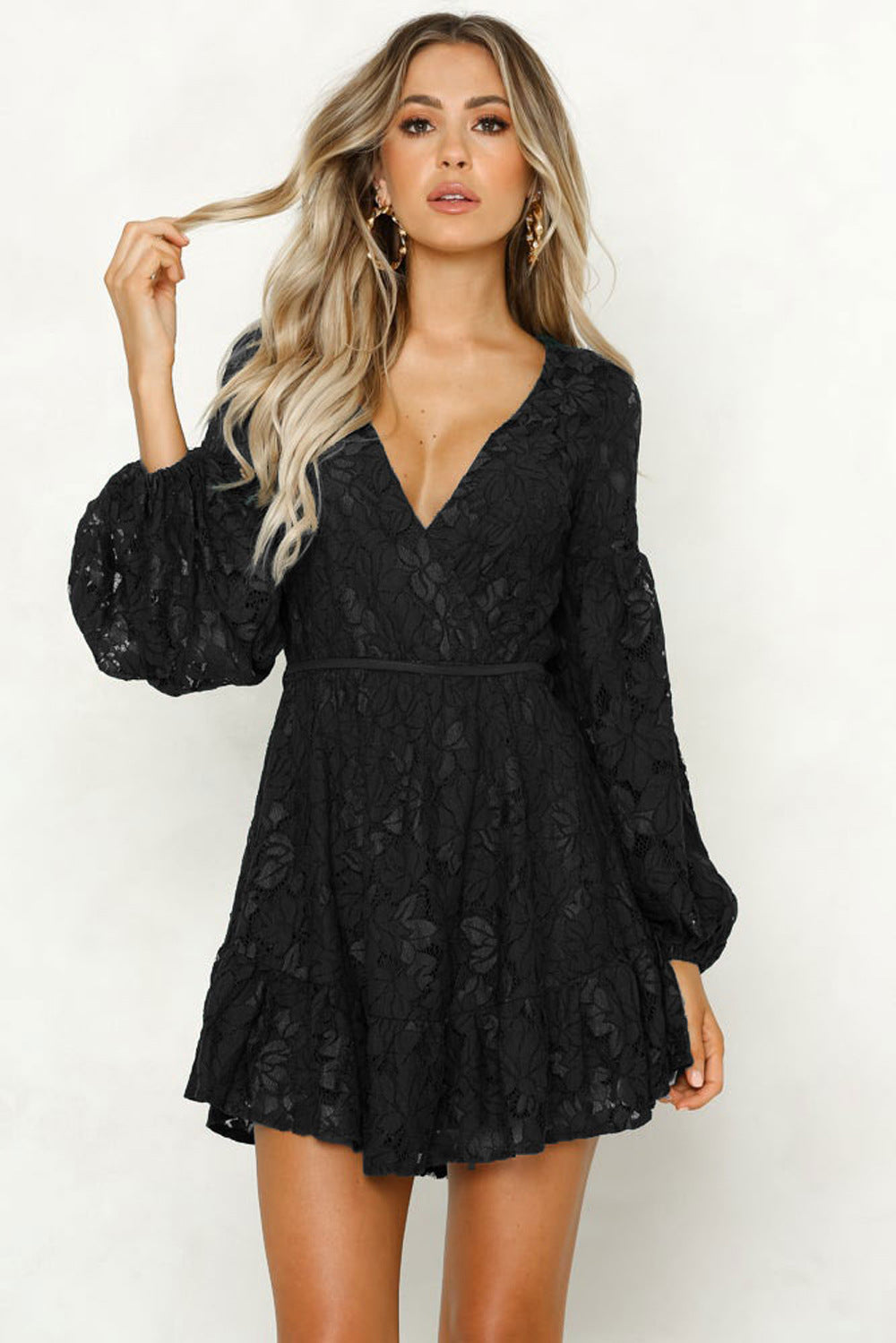 Vestido Camisero Ligero con Lazo