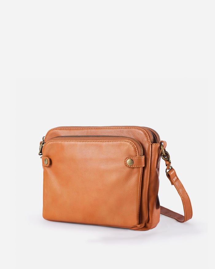 Bolsa de mano de cuero auténtico - Vestiria