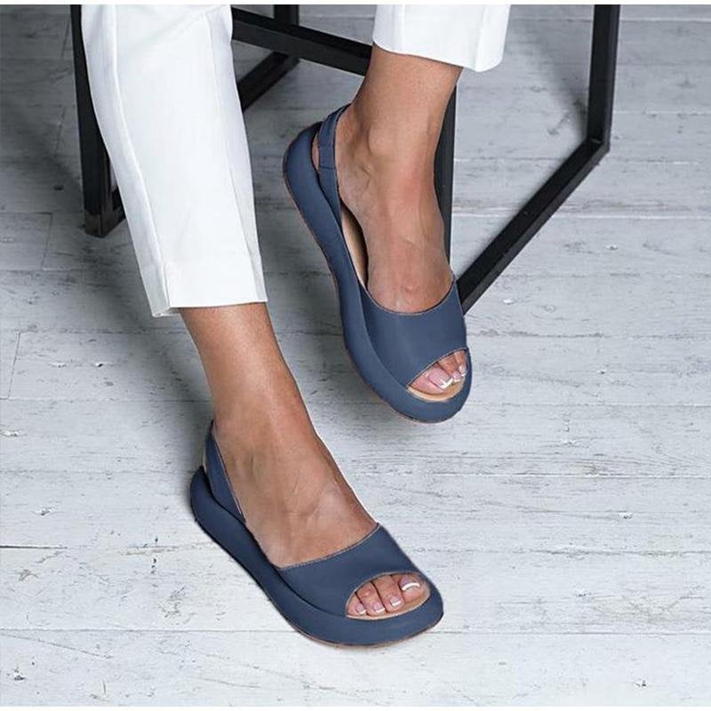 Sandalias Mujer de Moda con Plataforma Abierta