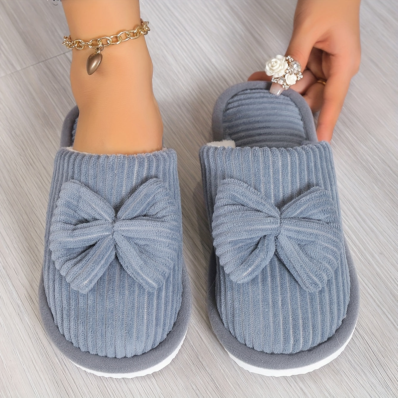 Zapatillas Invierno Mujer Forro Peluche Calientes