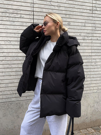 Chaqueta Invierno Acolchada Mujer Impermeable