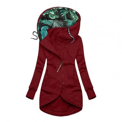 Abrigo Invierno Mujer con Capucha Acogedor