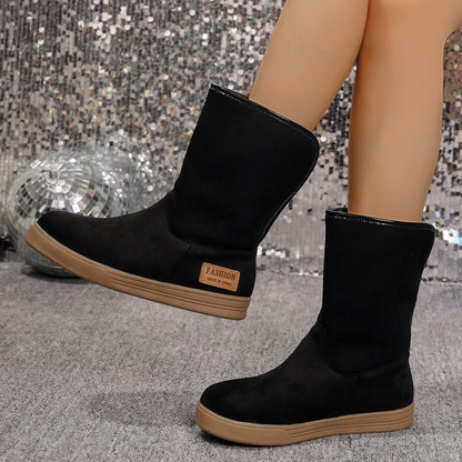 Botas Mujer Invierno Caña Media Estilo