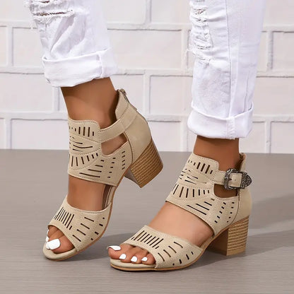 Sandalias Mujer Tacón Alto Elegantes