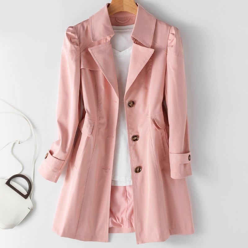 Chaqueta Gabardina Ligera Mujer