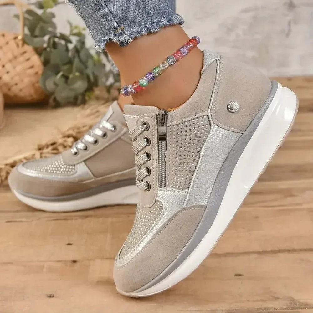Zapatos Mujer de Tacón con Cremallera Elegantes