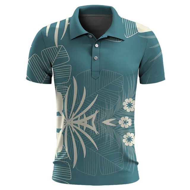 Camisa Polo Estampado Islas Moderna - Vestiria