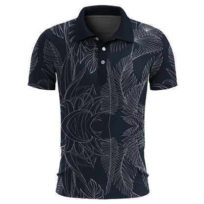 Camisa Polo Estampado Islas Moderna