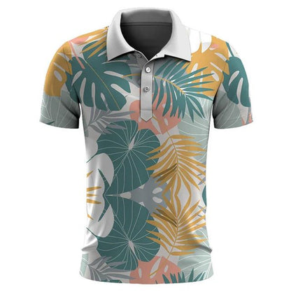 Camisa Polo Estampado Islas Moderna