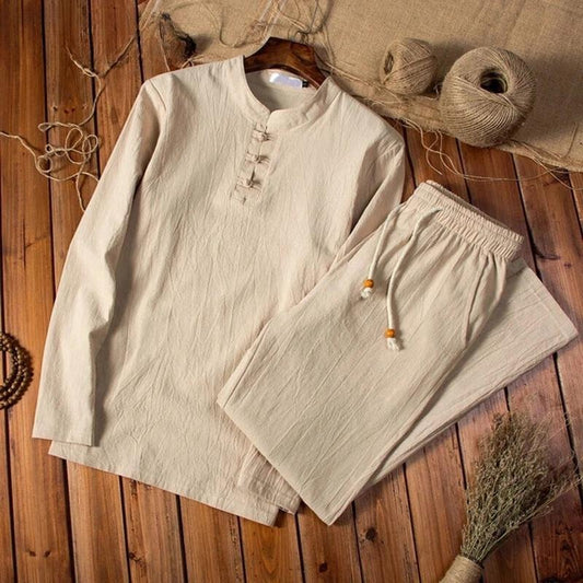 Traje de lino fresco y elegante para hombre - Vestiria