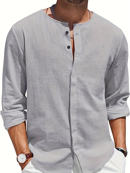 Camisa Playa Ligera y Fresca Hombre