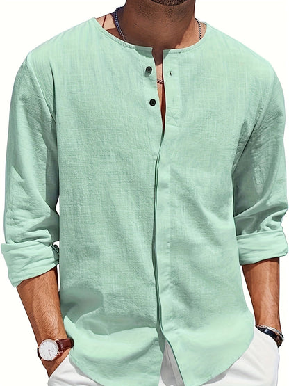 Camisa Playa Ligera y Fresca Hombre