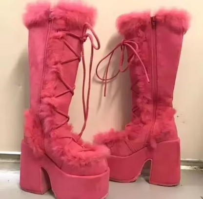 Botas Invierno Suaves de Piel sintética