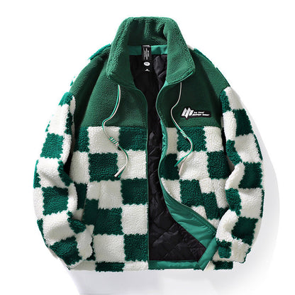 Chaqueta Hombre Piel Sintética Cálida Invierno