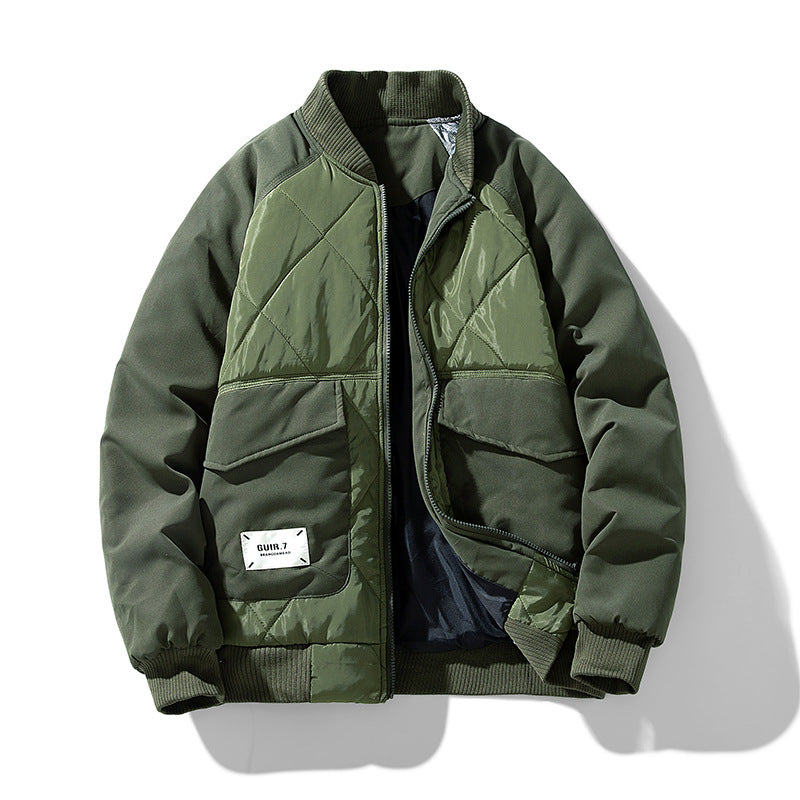 Chaqueta Hombre Acolchada Estilo Streetwear