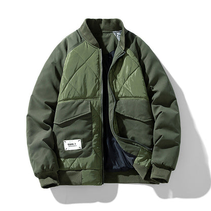 Chaqueta Hombre Acolchada Estilo Streetwear