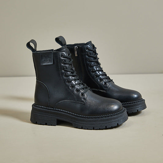 Botas Mujer Cordones Estilo Urbano - Vestiria