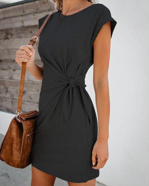 Vestido Corto Sencillo Mujer