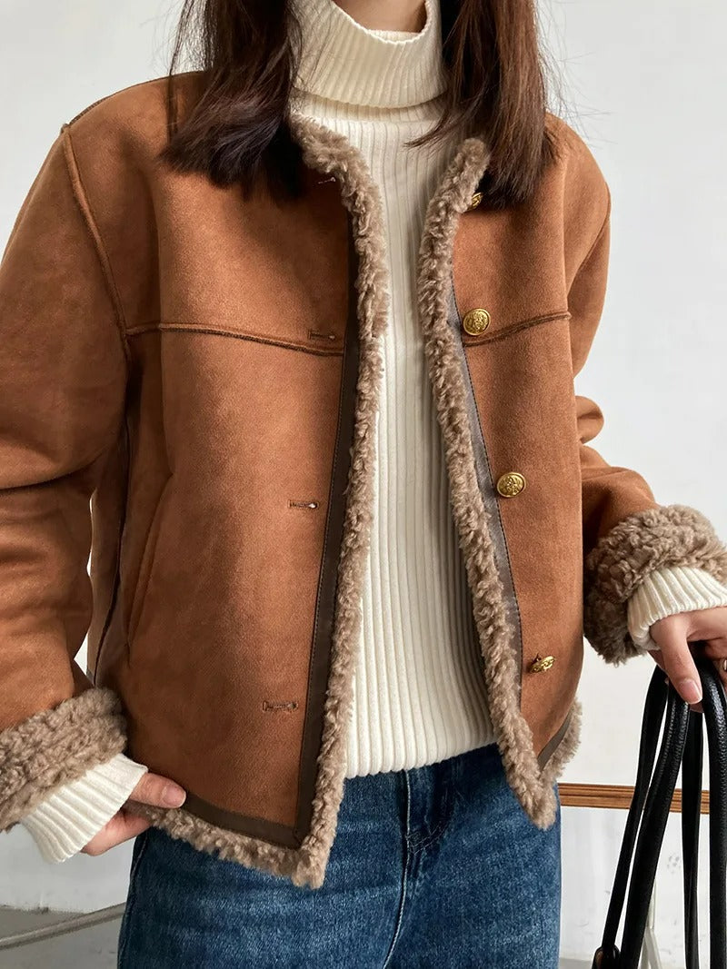 Chaqueta Felpa Suave y Cálida - Vestiria