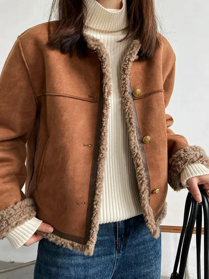 Chaqueta Felpa Suave y Cálida - Vestiria