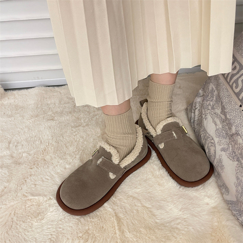 Botas de nieve mujer abrigadas