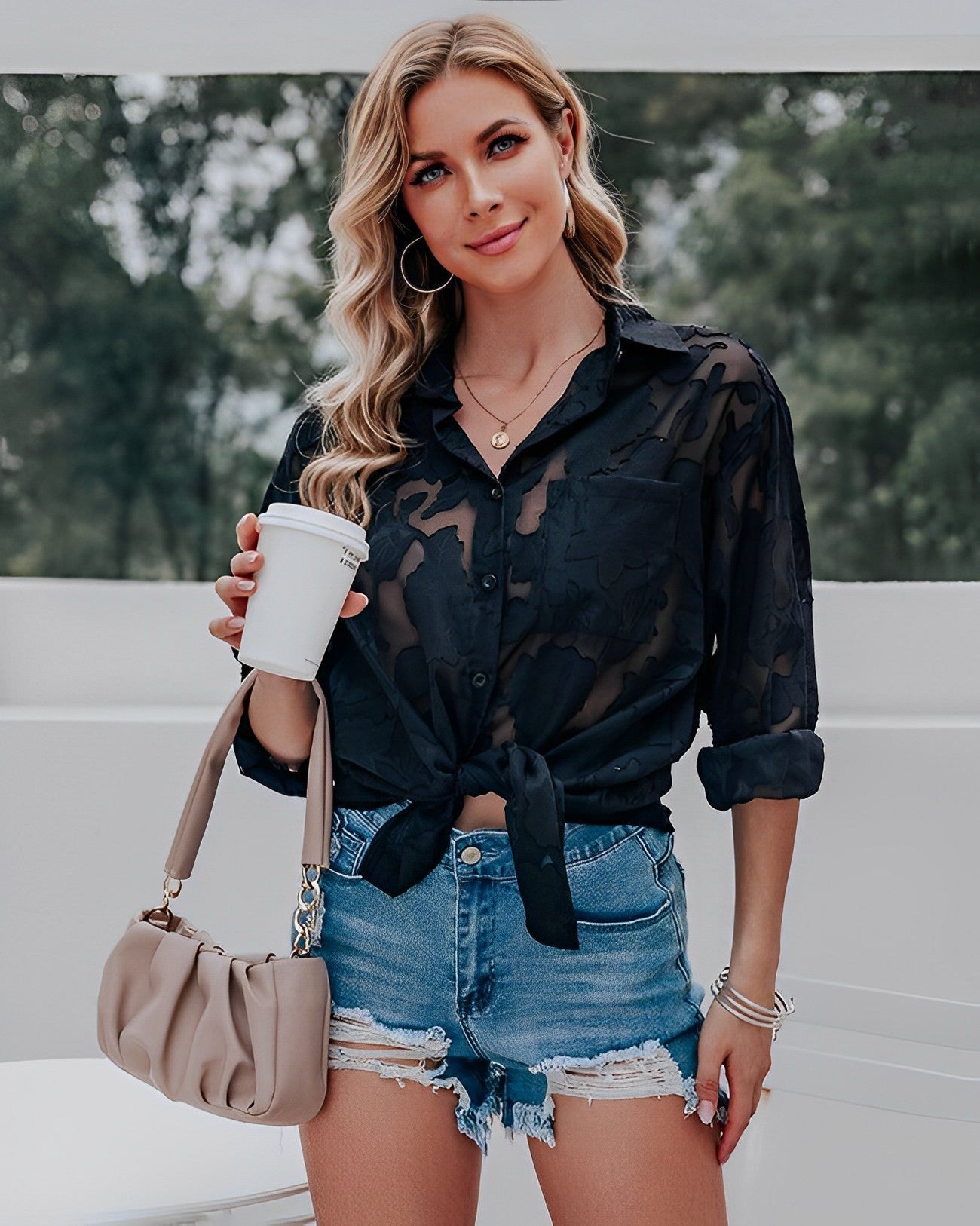 Blusa Mujer Elegante Estilo Actual