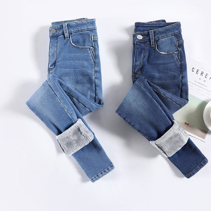 Pantalones Mujer Tejano Cálido Invierno - Vestiria
