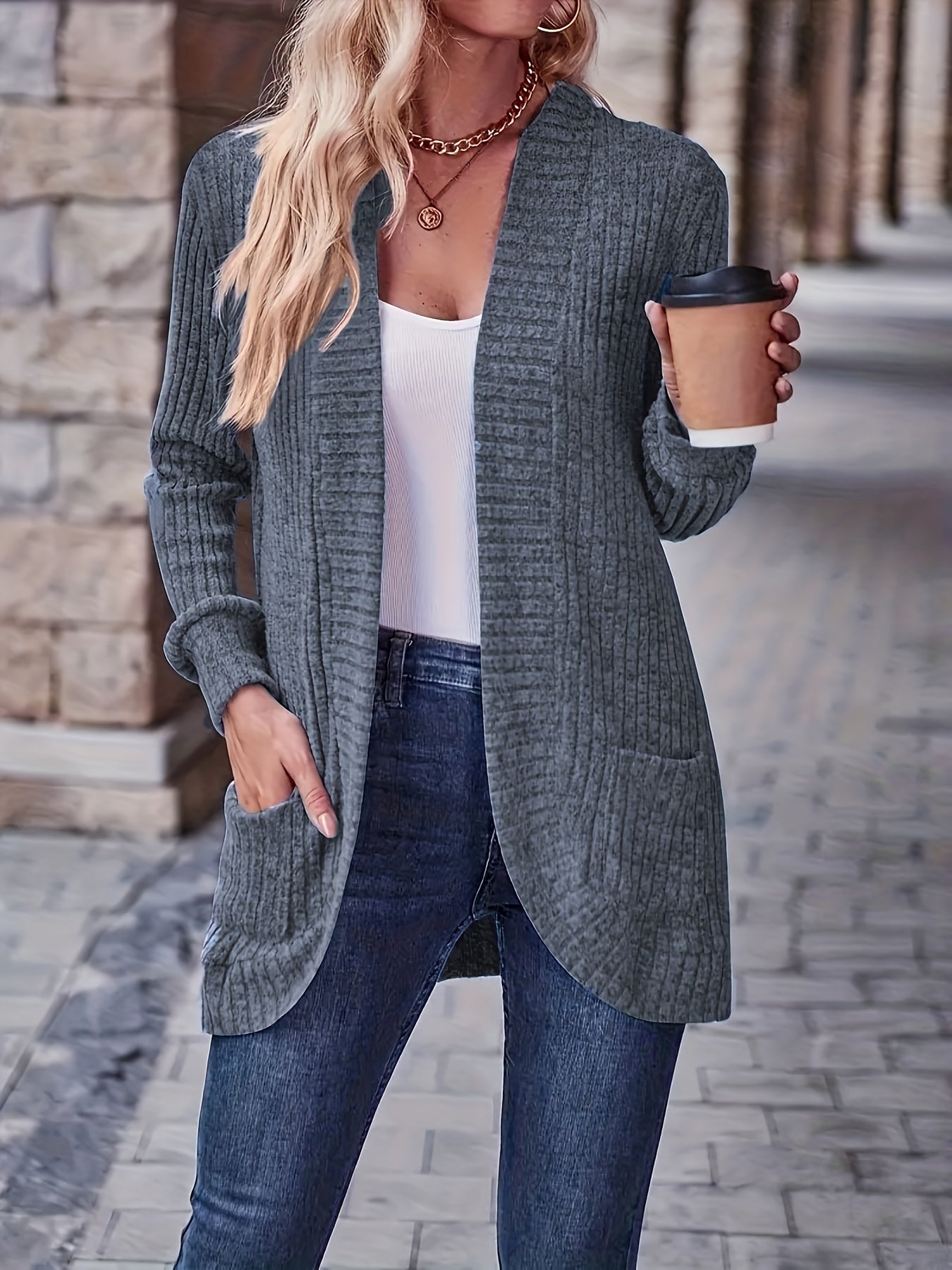 Chaqueta de punto elegante y casual - Vestiria